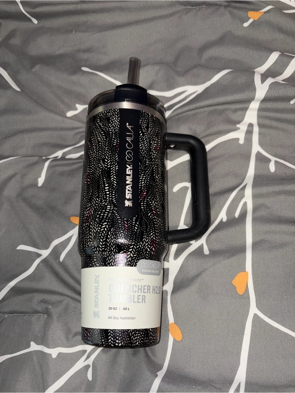 Stanley X Calia Black Serpent Quencher40 Fl Oz  New Without Box
